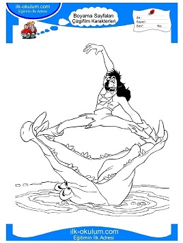 Çocuklar İçin Peter Pan Boyama Sayfaları 
